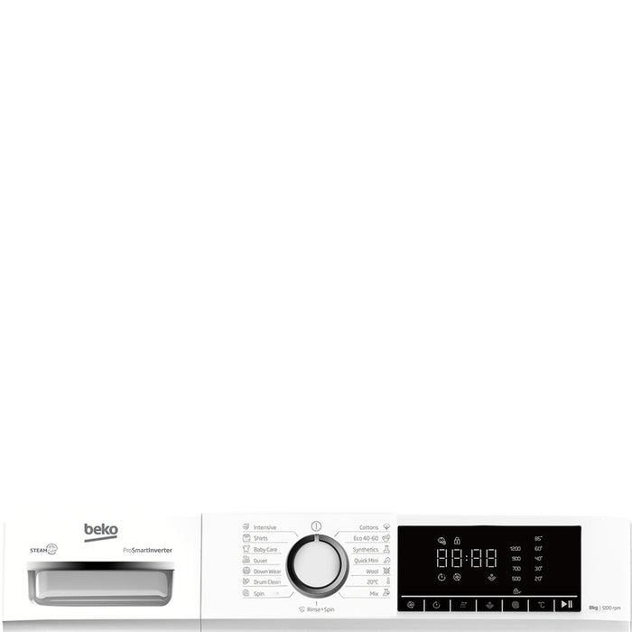 Washing machine BEKO B1WFM 2821 WEE 8.0 kg, 1200 rpm, INVERTER MOTOR