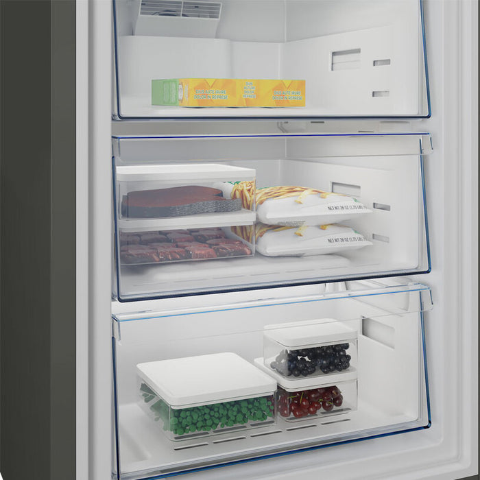 Refrigerator with bottom freezer BEKO B3RCNA 375 HXB 186.50 cm