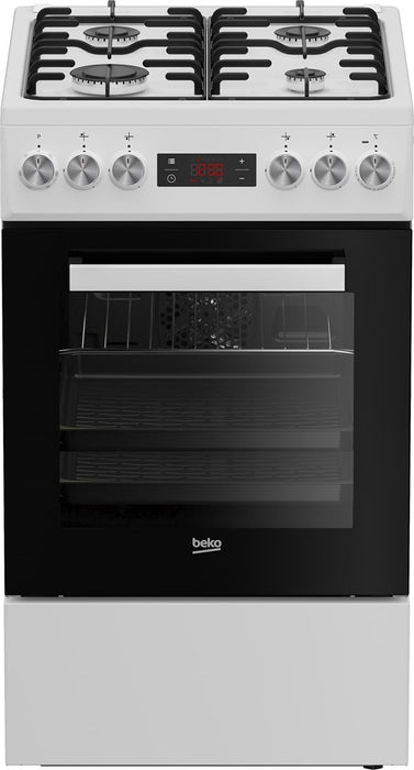 Beko FSE52323DWD cooker Freestanding cooker Electric Gas White