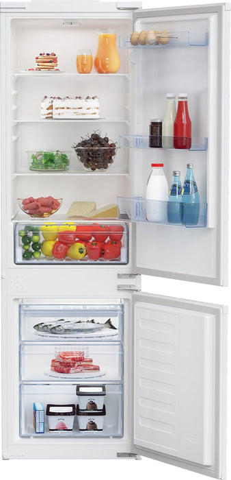 Beko BCSA285K4SN fridge-freezer Built-in 271 L E White
