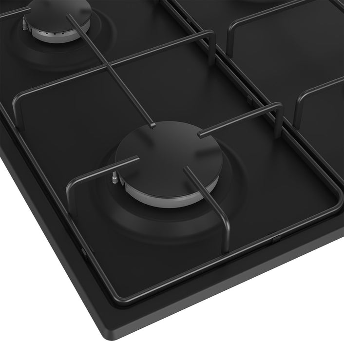 Beko HIBG64120SB hob Black Built-in 60 cm Gas 4 zone(s)