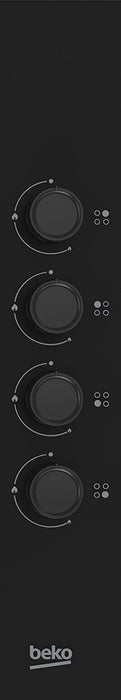 Beko HIBG64120SB hob Black Built-in 60 cm Gas 4 zone(s)