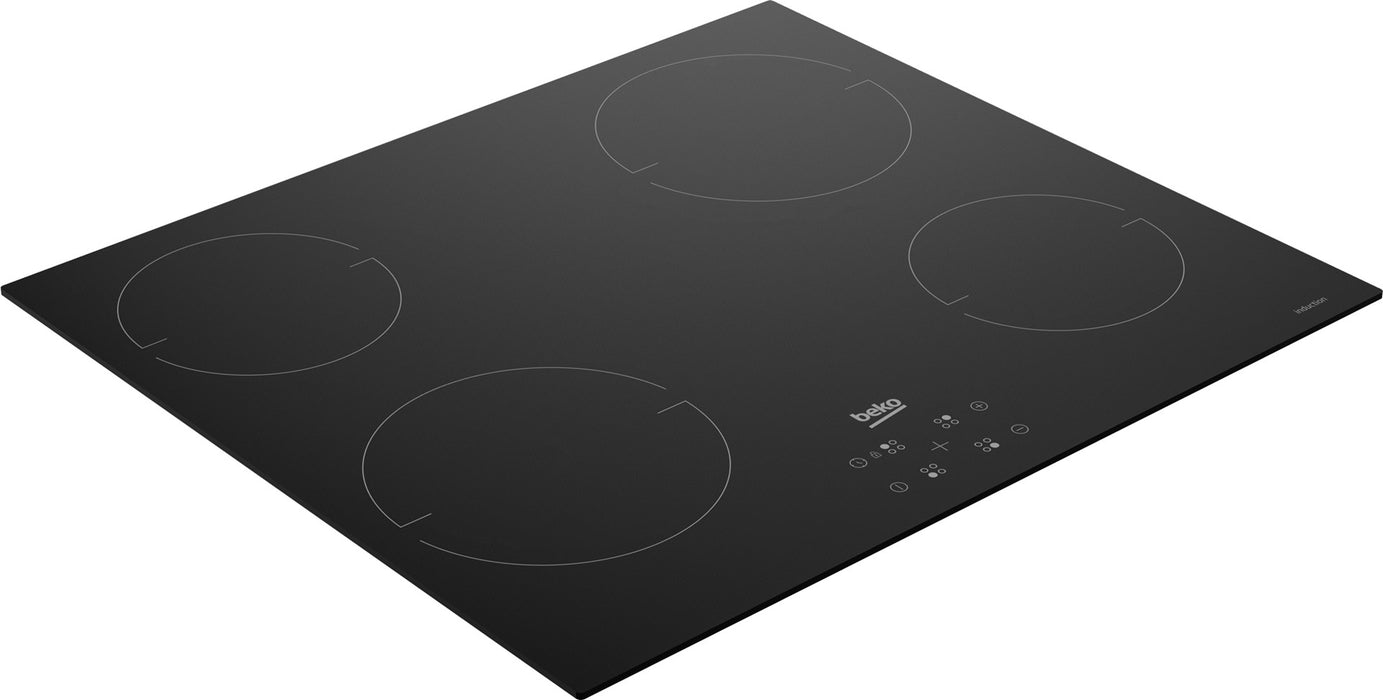 Beko HII64401QT Black Built-in 60 cm Zone induction hob 4 zone(s)