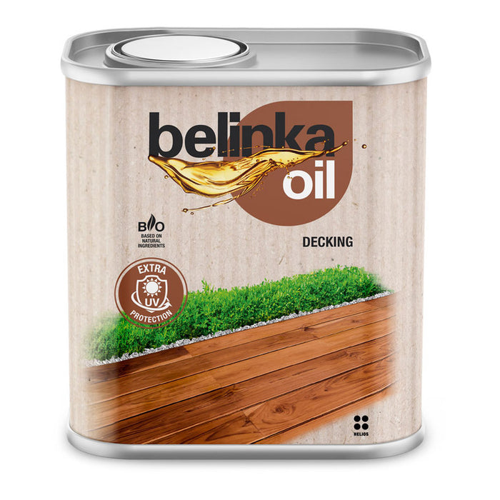 BELINKA DECKING BIO OIL FOR THE PROTECTION OF DECKING AND OUTDOOR GARDEN FURNITURE
