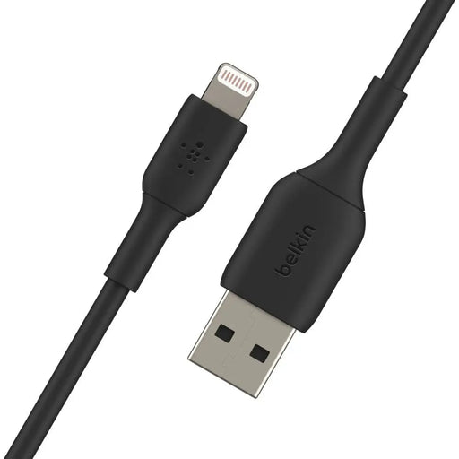 BELKIN PVC USB CABLE USB-A - LIGHTNING 1M BLK - USB cablesKBA-USB<<<Cables and adaptersKBA<<<ActionPL