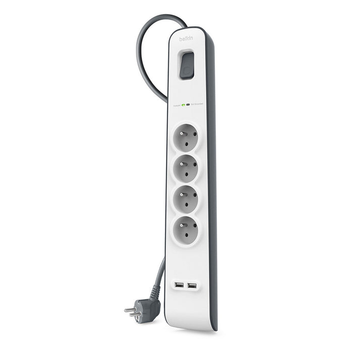 BELKIN 4 SOCKETS 2 USB /2M BSV401CA2M