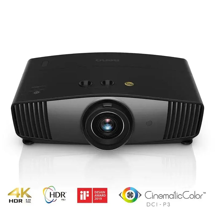 BenQ W5700 Cine Prime 4K 3840x2160 HDR PRO 1800 ANSI lumens Zoom 1.6x 100000:1 FOFO Calibration report 100% DCI-P3 100%