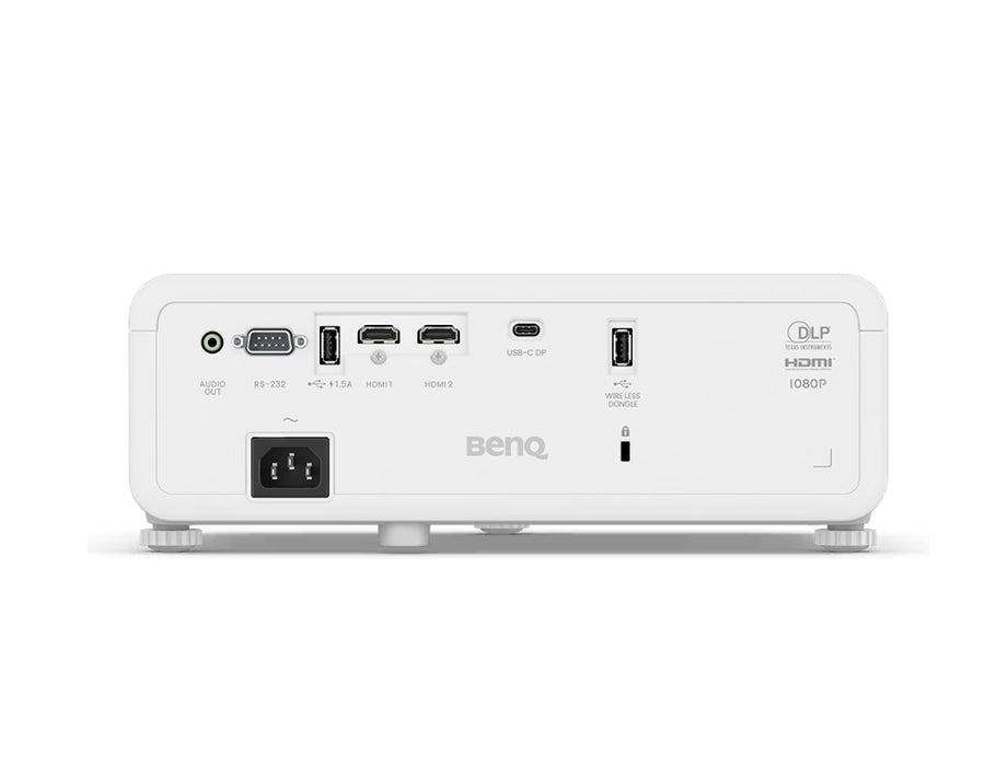 BenQ LH650 DLP, FHD 1080P, 4000 ANSI lumens, Laser, 3000000: 1, TR 1.15~1.5, HDMI x2, RS232 x1, USB Type A x3, USB TYPE C x1, Audio out x1, 10W speaker, Smart Eco, Optional Wireless Projection
