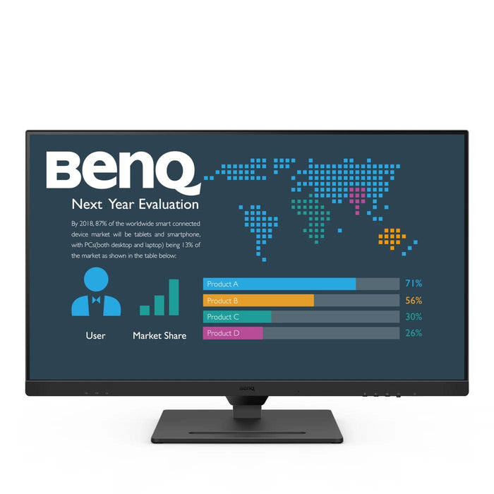 Monitor BenQ BL3290QT, 32 inch, IPS QHD, DisplayPort, HDMI, USB-C, EyeCare