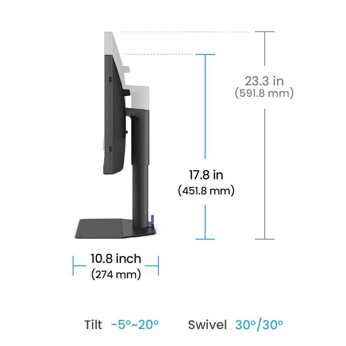 Monitor for photo and video editing BenQ SW242Q, 24.1", IPS, 2K, HDR10