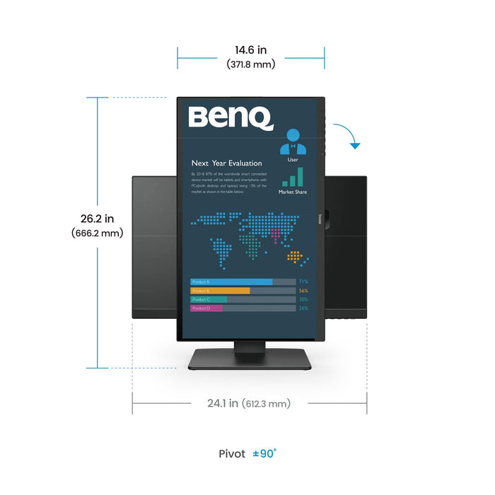Monitor BenQ BL2786TC, 27", IPS, 1920x1080, 100Hz, Speaker 2 x 2W