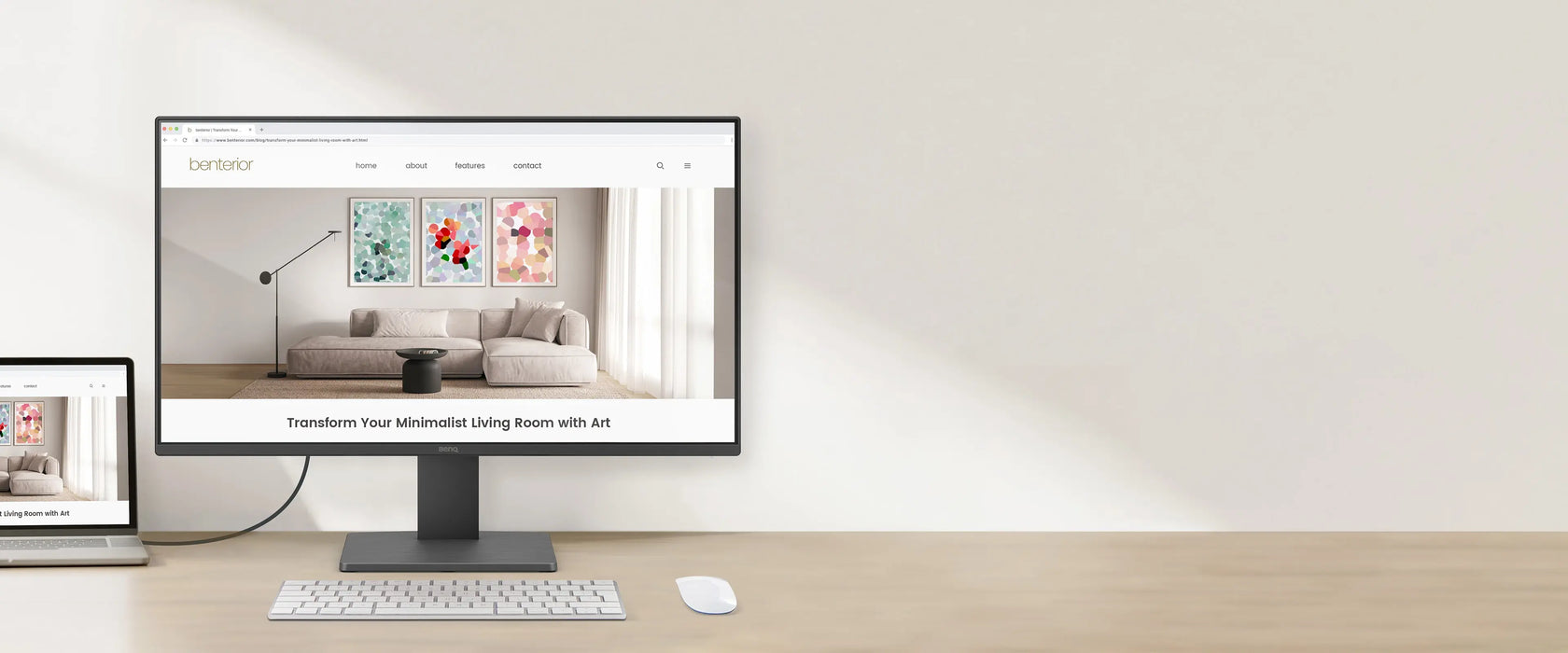 Monitor BenQ GW2791, 27", IPS, 1920x1080, 100Hz, 99% sRGB, HDMI, DisplayPort