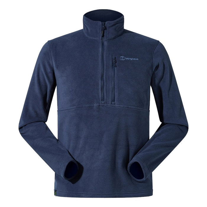 BERGHAUS Prism Half Zip Polartec® Fleece - men's fleece sweatshirt, size L (blue)