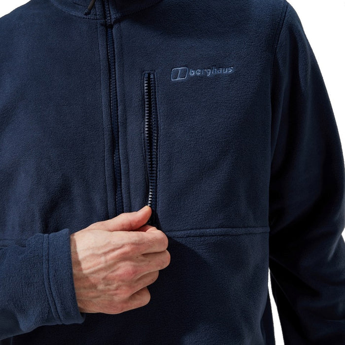 BERGHAUS Prism Half Zip Polartec® Fleece - men's fleece sweatshirt, size M (blue)