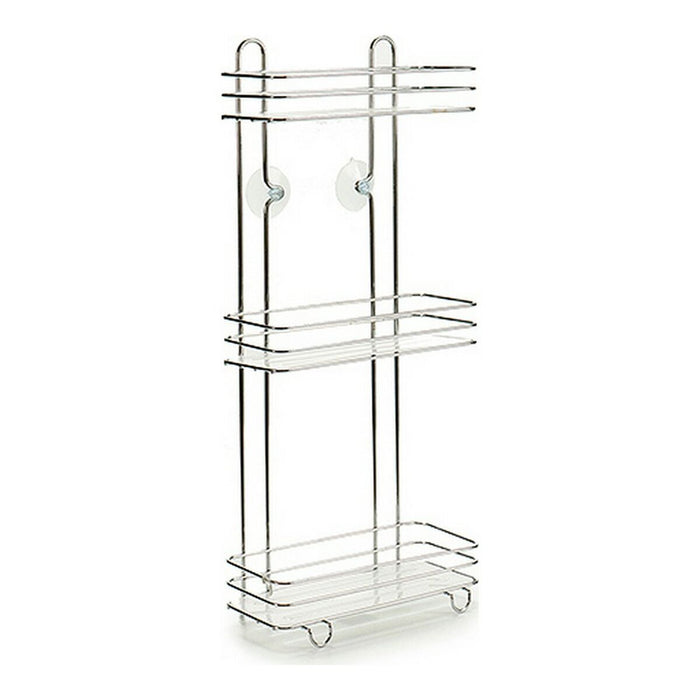 Bathroom Shelves Berilo Transparent Silver 26 x 59,5 x 13,5 cm 13,5 x 59,5 x 26 cm
