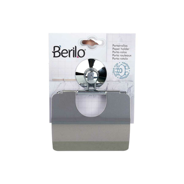 Toilet Roll Holder Berilo Metal Steel ABS 13,5 x 17 x 3 cm (12 Units)