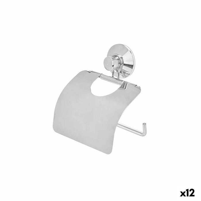 Toilet Roll Holder Berilo Metal Steel ABS 13,5 x 17 x 3 cm (12 Units)
