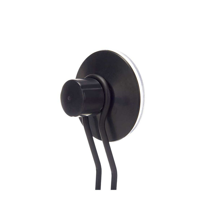 Toilet Brush Berilo Black Steel ABS 10 x 36 x 10 cm (12 Units)