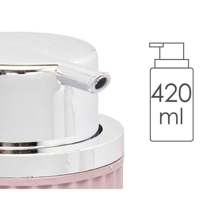 Soap Dispenser Berilo Pink Plastic 420 ml 7 x 14,5 x 8,5 cm (16 Units)