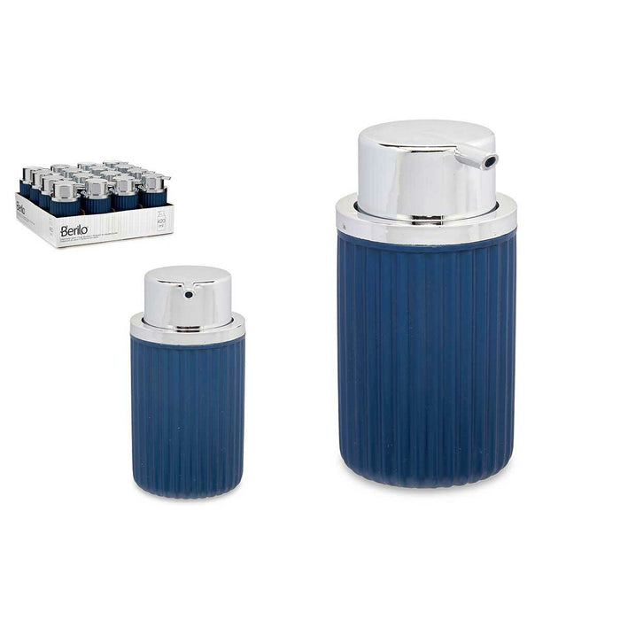 Soap Dispenser Berilo Blue Plastic 420 ml 7 x 14,5 x 8,5 cm (16 Units)