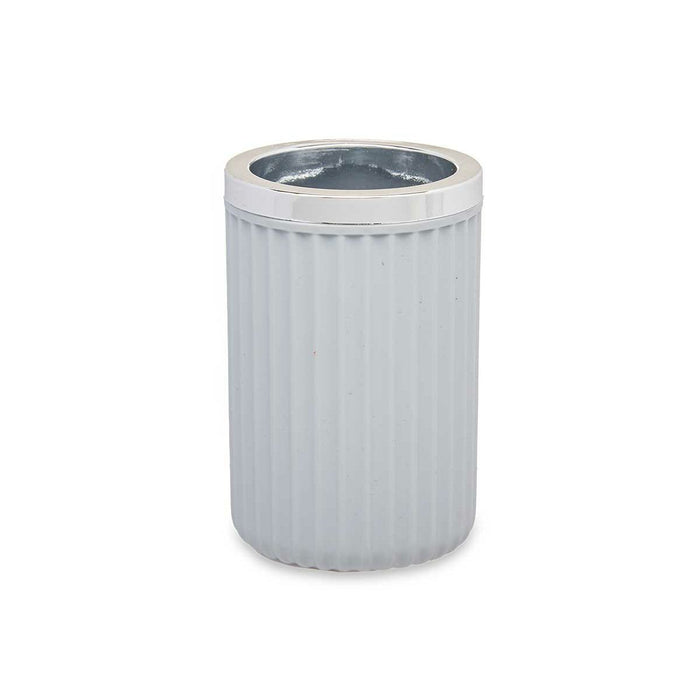 Glass Berilo Grey Plastic 7,5 x 11,5 x 7,5 cm (16 Units)