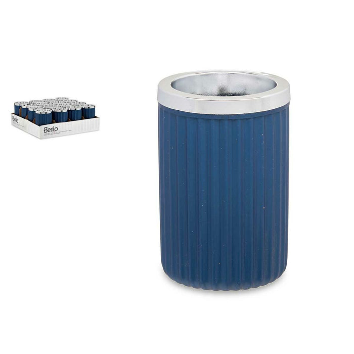 Glass Berilo Blue Plastic 7,5 x 11,5 x 7,5 cm (16 Units)