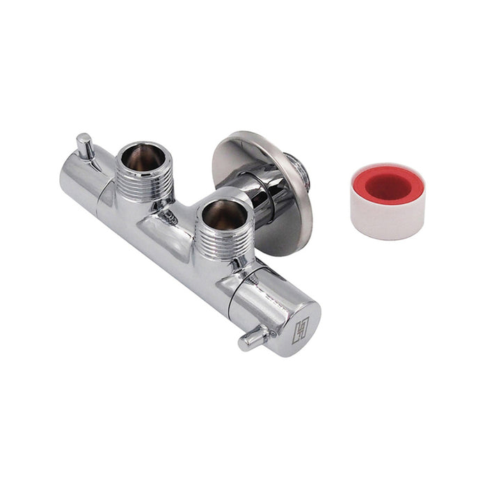 DOUBLE FAUCET CERAMIC CLOSURE BESTEC FOR BIDET