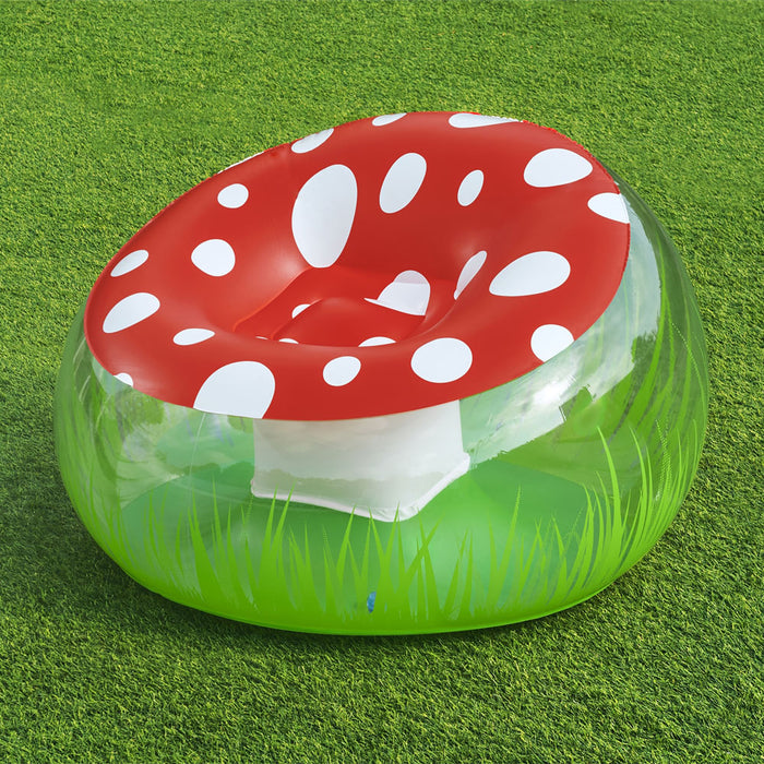 Inflatable Armchair Bestway Multicolour 112 x 112 x 66 cm Mushroom