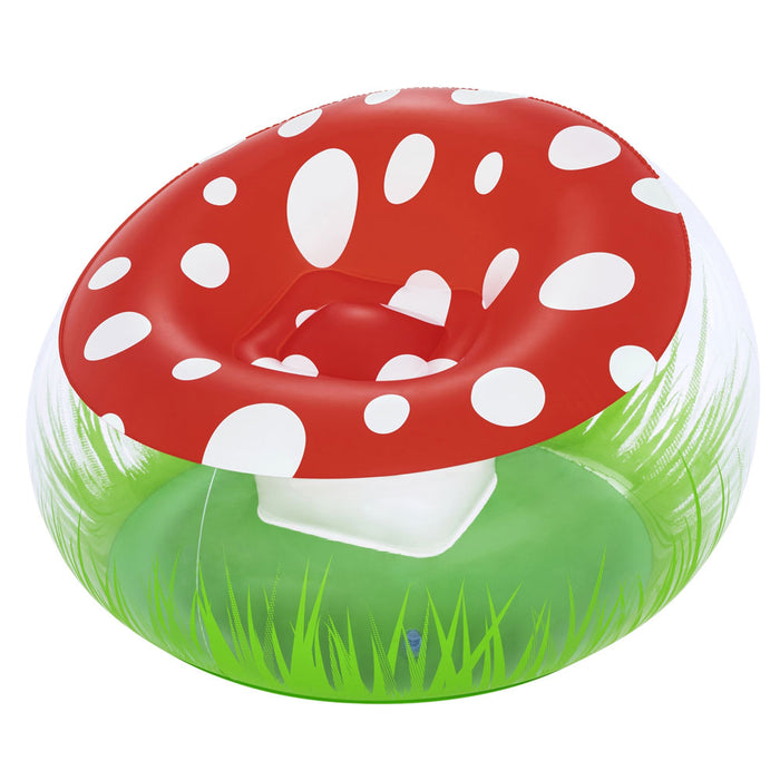 Inflatable Armchair Bestway Multicolour 112 x 112 x 66 cm Mushroom