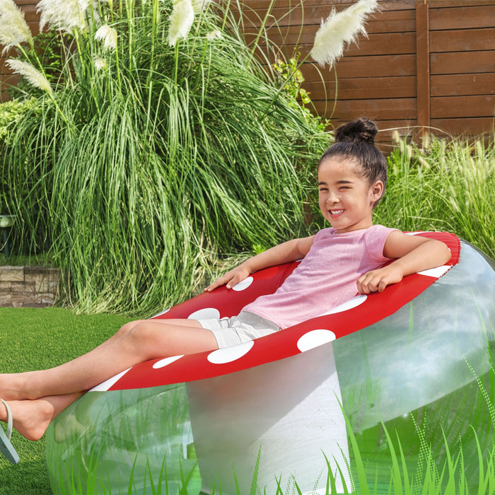 Inflatable Armchair Bestway Multicolour 112 x 112 x 66 cm Mushroom