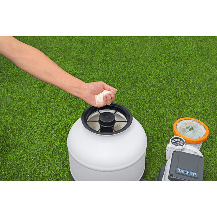 POOL FILTER PUMP 8327L/H WITH SAND OR POLYSPHERE BESTWAY 58499