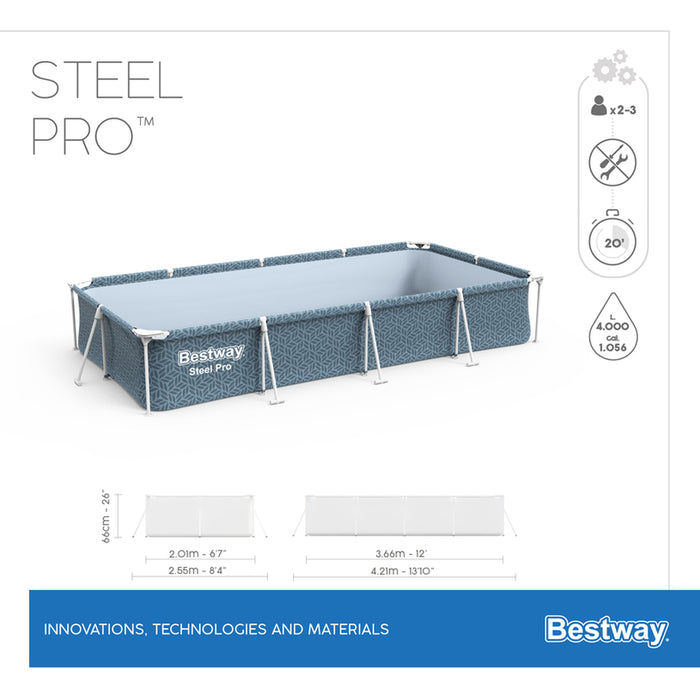 SWIMMING POOL 366X201X66CM BESTWAY 561FT
