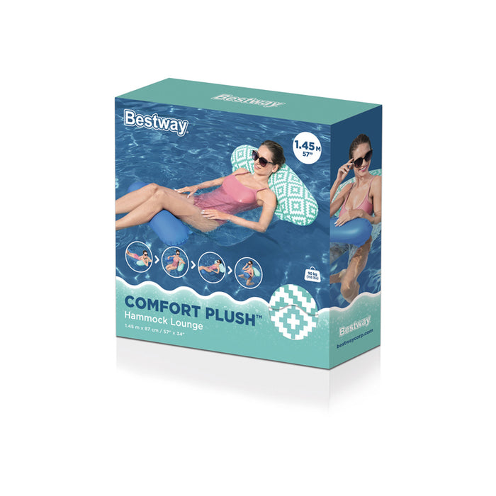 Bestway Inflatable Hammock Mattress - Comfort Plush, 145 x 87 cm