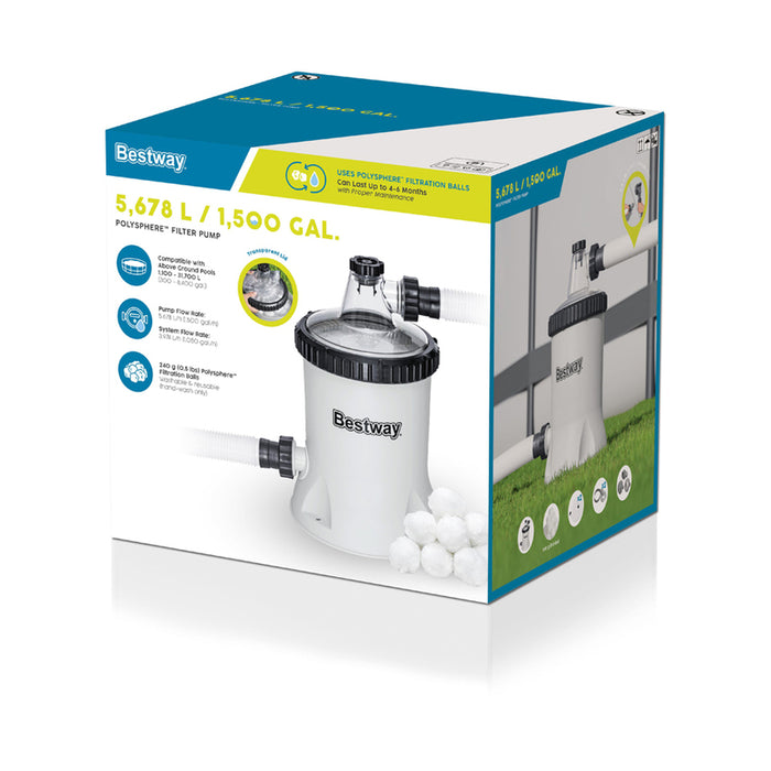 POOL FILTER PUMP 5678L/H BESTWAY 58870