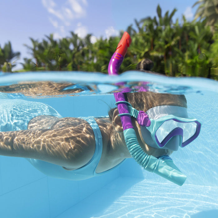 SWIMMING SET SNORKELLING GOGGLES AND FINS CRUSADER BESTWAY 25046