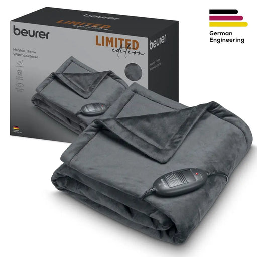 Beurer HD 74 Cosy Dark Gray Heated Overblanket LE 2024 - Уреди за дома<<<BEURER уреди за здраве и