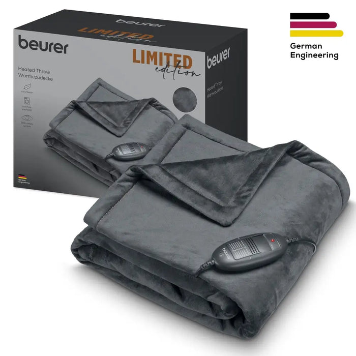 Beurer HD 74 Cosy Dark Gray Heated Overblanket LE 2024 - Уреди за дома<<<BEURER уреди за здраве и