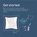Beurer HK 77 Heaty obsidian-blue; lithium-ion battery; Soft velvet cushion cover machine-washable at 30°C; 3
