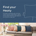 Beurer HK 77 Heaty obsidian-blue; lithium-ion battery; Soft velvet cushion cover machine-washable at 30°C; 3
