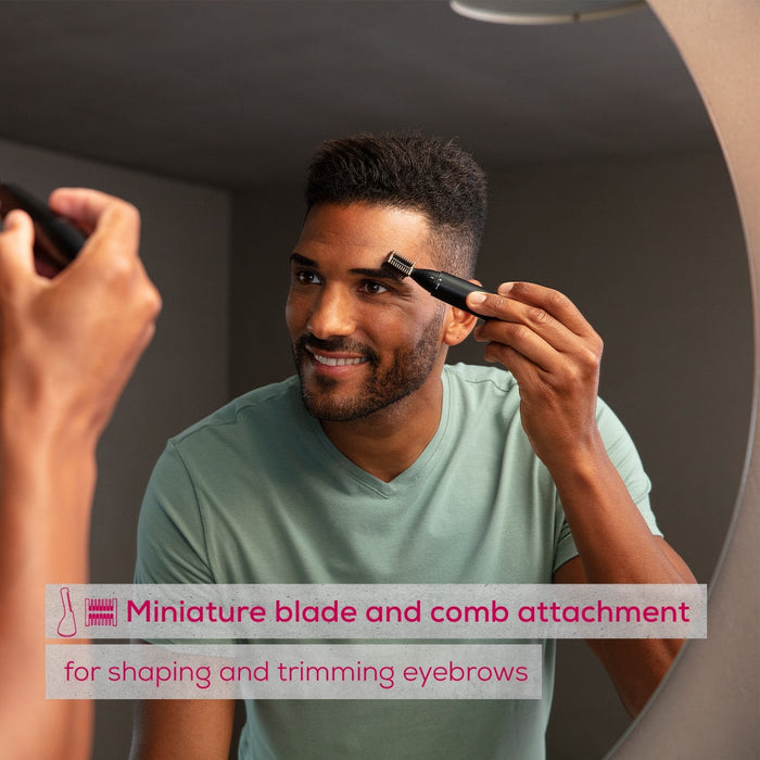 Beurer MN2X Precision trimmer Incl. 3 attachments for trimming and shaping eyebrows nose and ear hairs High-quality