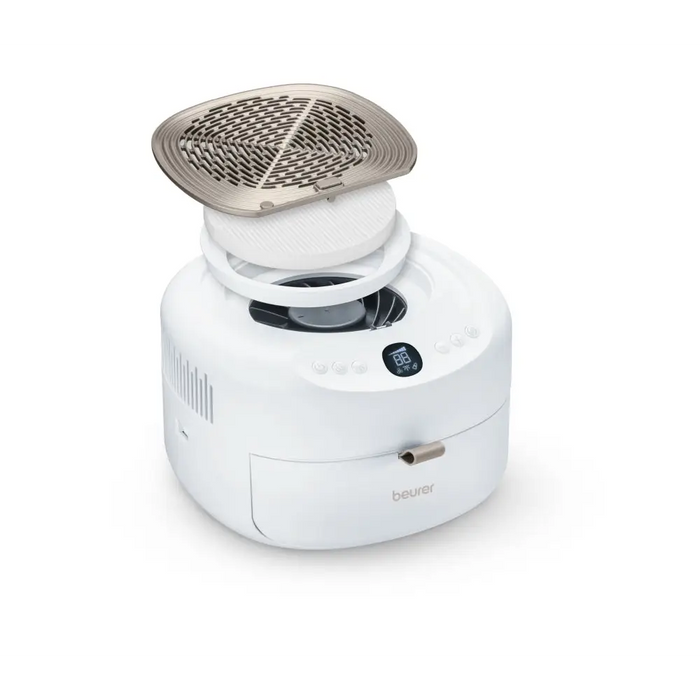 Beurer MP 200 Manicure/pedicure station - 3 functions in one device: Nail cutter UV/LED lamp and nail dust extractor;