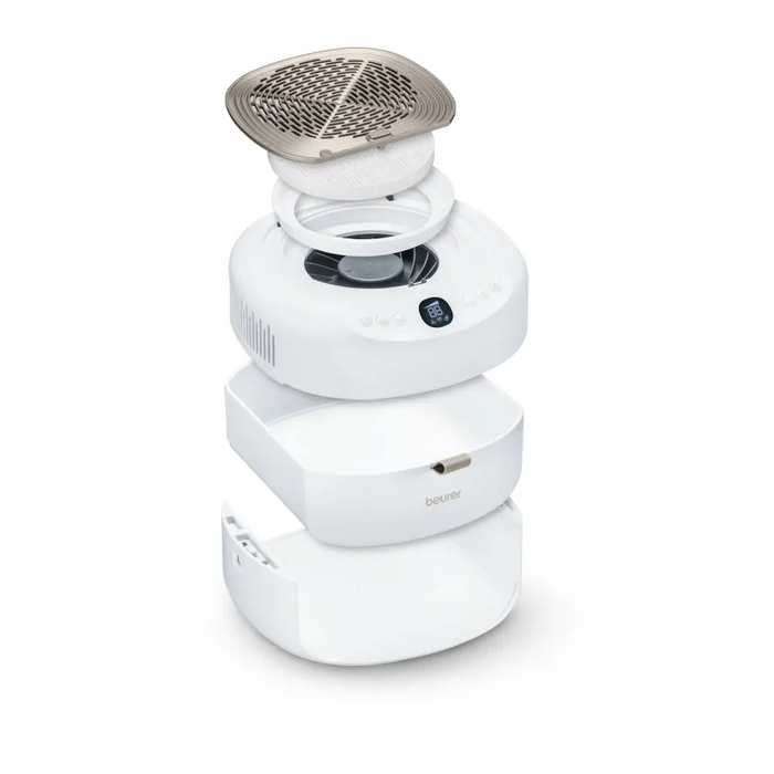 Beurer MP 200 Manicure/pedicure station - 3 functions in one device: Nail cutter UV/LED lamp and nail dust extractor;