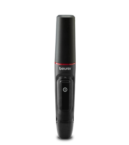 Beurer MN3X mini trimer; For trimming and shaping eyebrow, nose and ear hairs; 2 attachments and extra comb attachment 3/6 mm; Splash-proof (IPX4)