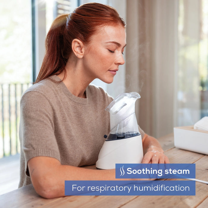 Beurer SI 31 Steam vaporizer, LED indicator; Quiet operation; Steam regulation; Ready to use in 3- 5 min; Saline solution and essential oils