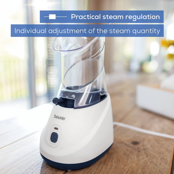 Beurer SI 31 Steam vaporizer, LED indicator; Quiet operation; Steam regulation; Ready to use in 3- 5 min; Saline solution and essential oils
