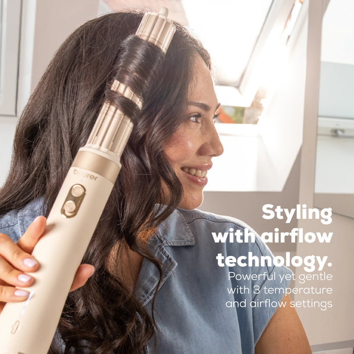 Beurer HT 100 Multistyler, Airstyler 5-in-1, Ceramic-tourmaline coating; Quiet up to 75 dB ; x 3 blower & temperature settings; storage bag & heat protection glove