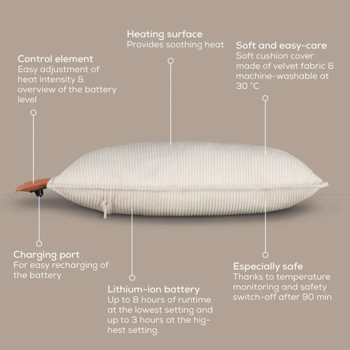 Beurer HK 77 Heaty cashmere-creme + Beurer KS 19 Pure White