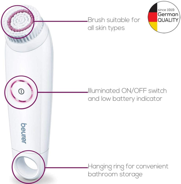 Beurer FC 45 Facial brush,1 attachments, 2 speeds,water-resistant,Lithium-ion battery,For daily use