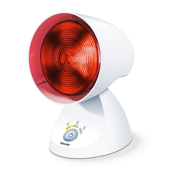 Beurer IL 35 infrared lamp, For colds and muscle tension, 5 angle settings, Pressed glass bulb, 3-level electronic timer