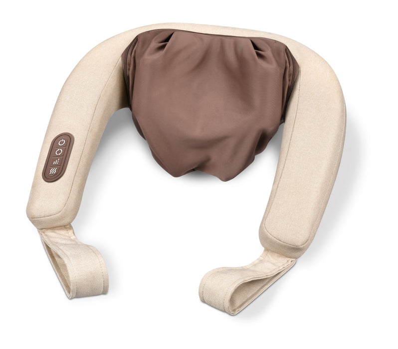 Beurer MG 153 4D neck massager, Penetrating kneading massage, 4D massage heads, washable cover, heat function, 2 intensity levels + 1 massage mode